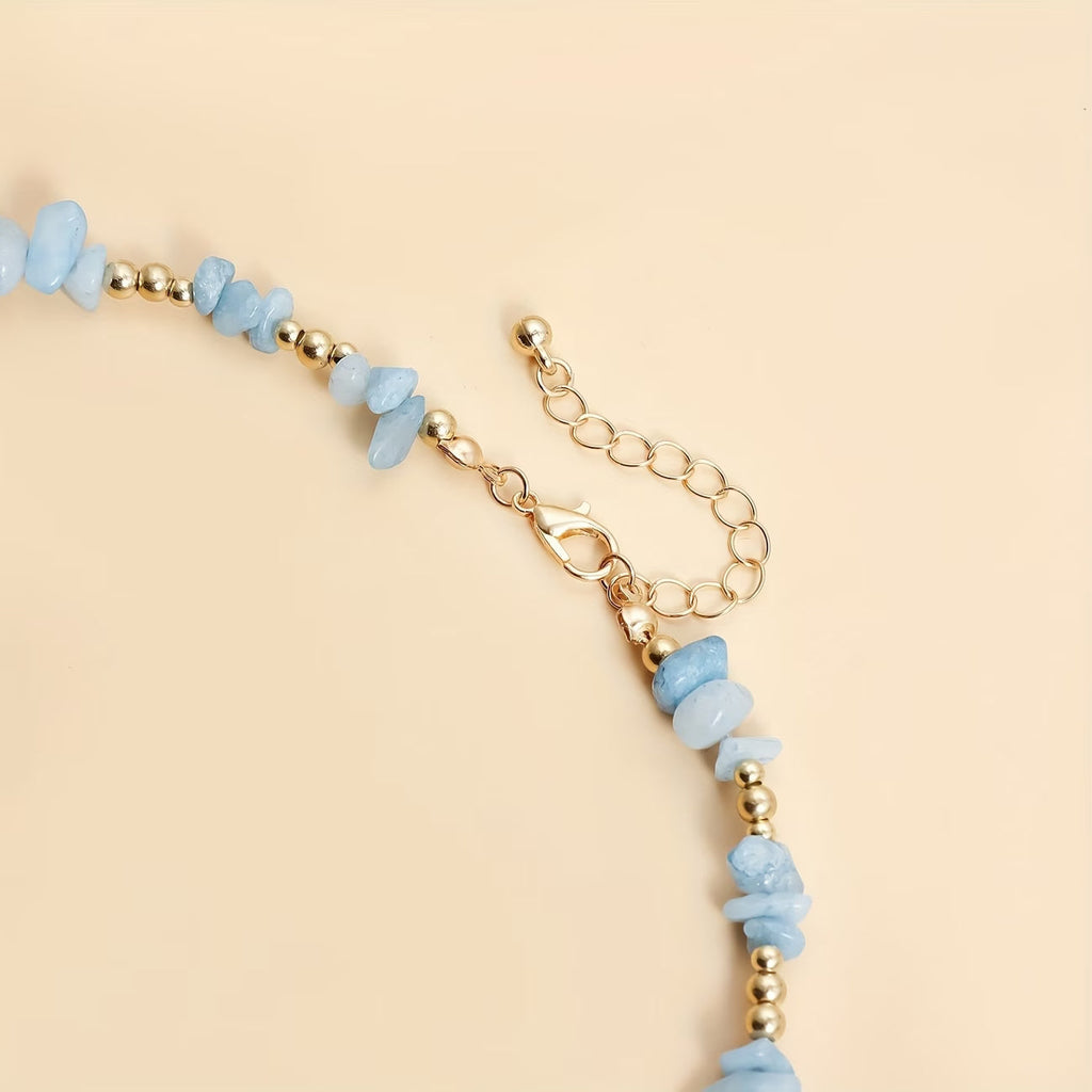 Collana con Catena Dorata Turchese