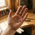 Spirale in Rame a Mano di Elena