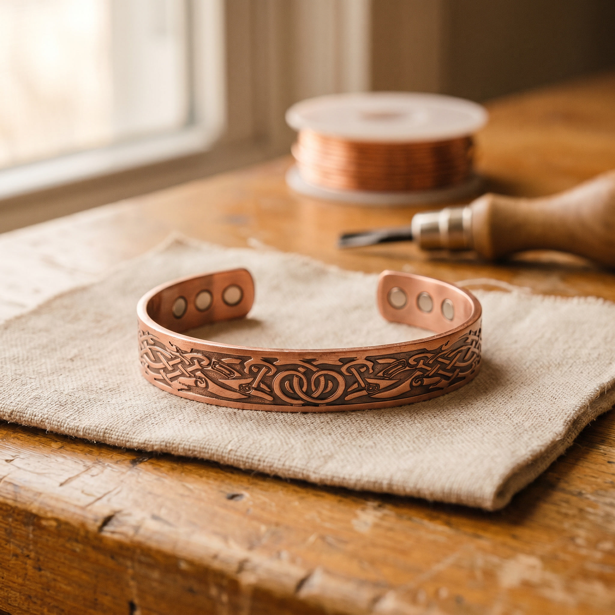 Bracciale in Rame Flow di Elena