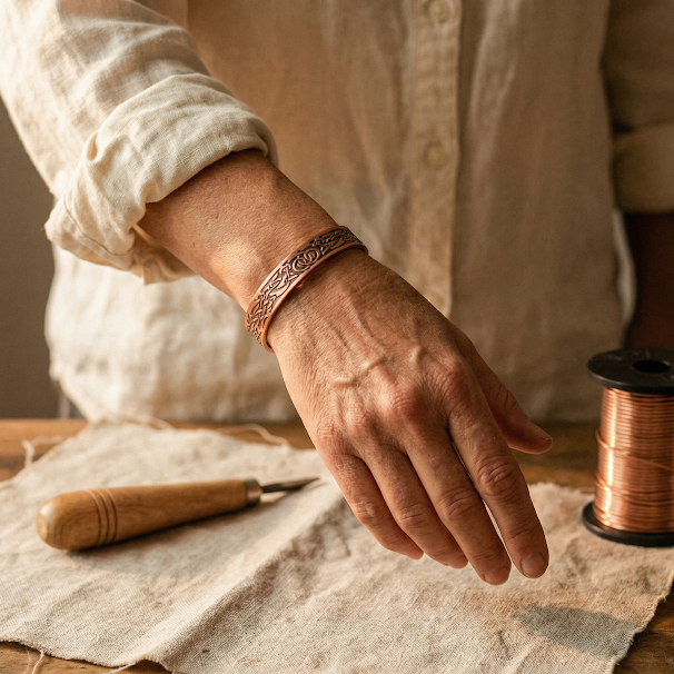 Bracciale in Rame Flow di Elena