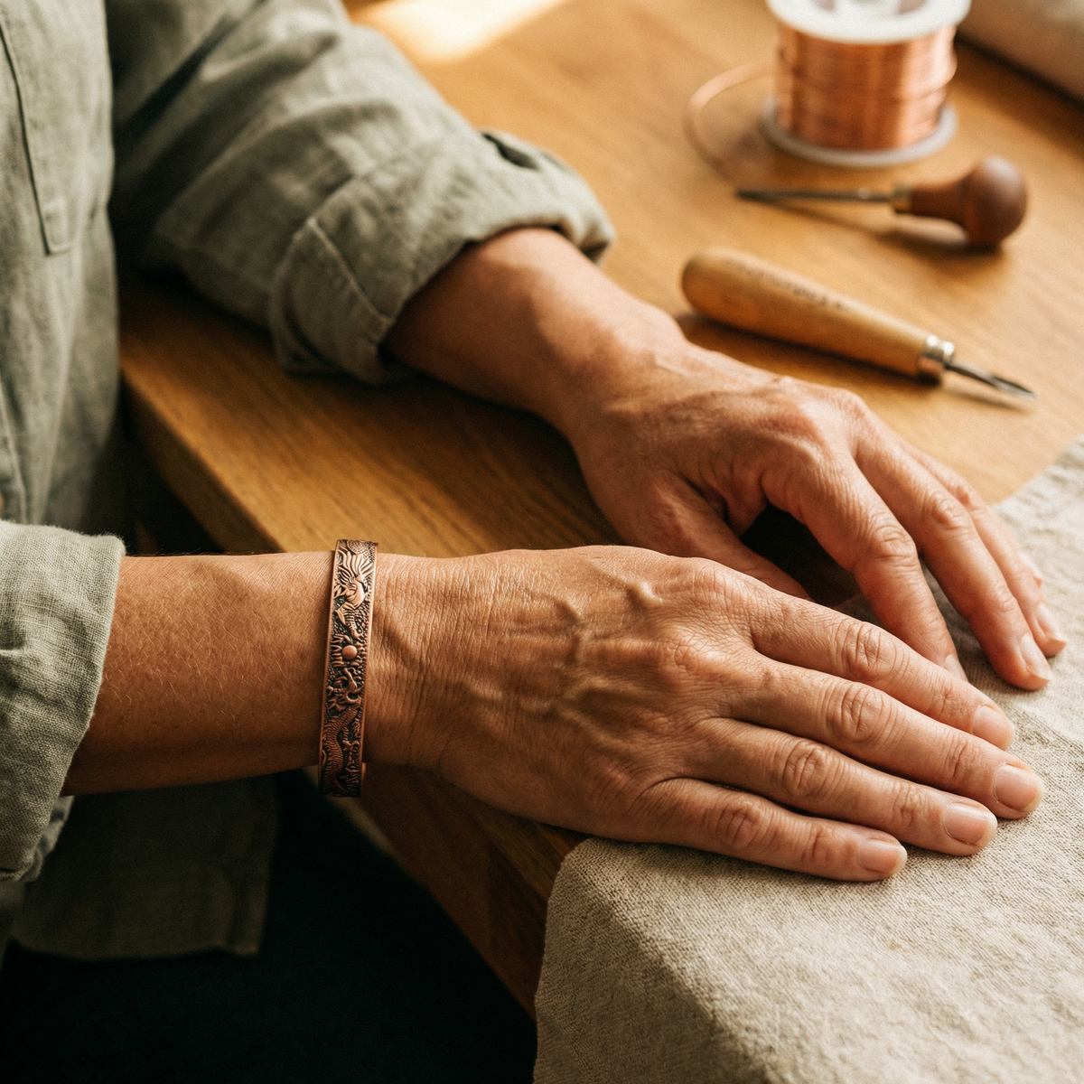 Bracciale in Rame Loam di Elena