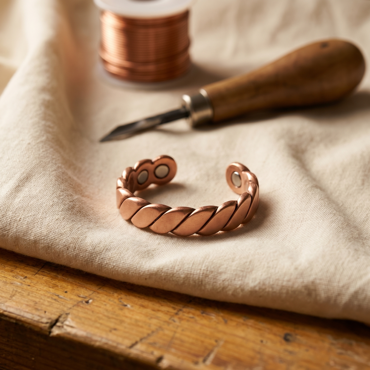 Anello in Rame Knap di Elena