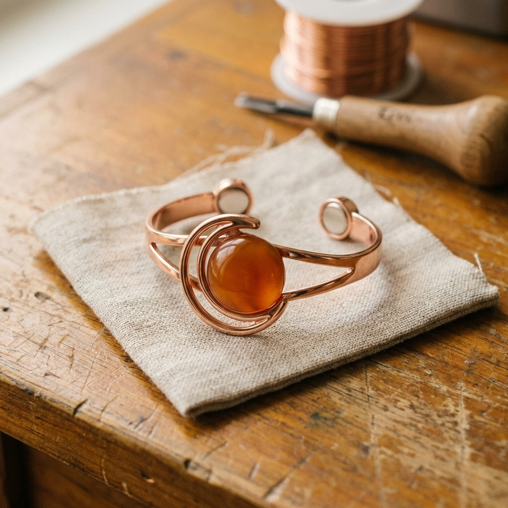 Bracciale in Rame Arancione di Elena