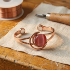 Bracciale in Rame Rosa di Elena