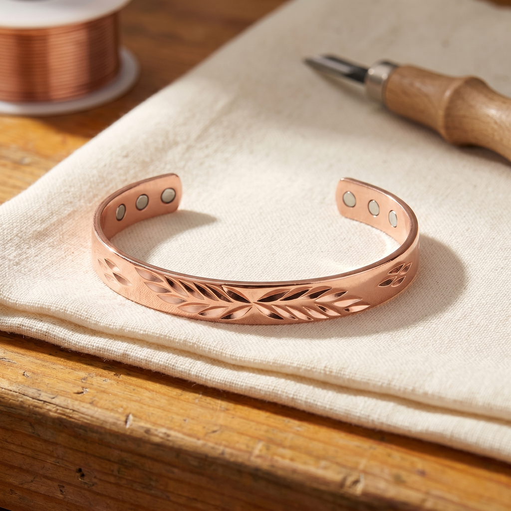 Bracciale in Rame Lunare di Elena