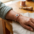 Bracciale in Rame con Sedge Copper di Elena