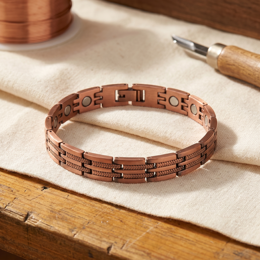Bracciale in Rame da Uomo Pike di Elena