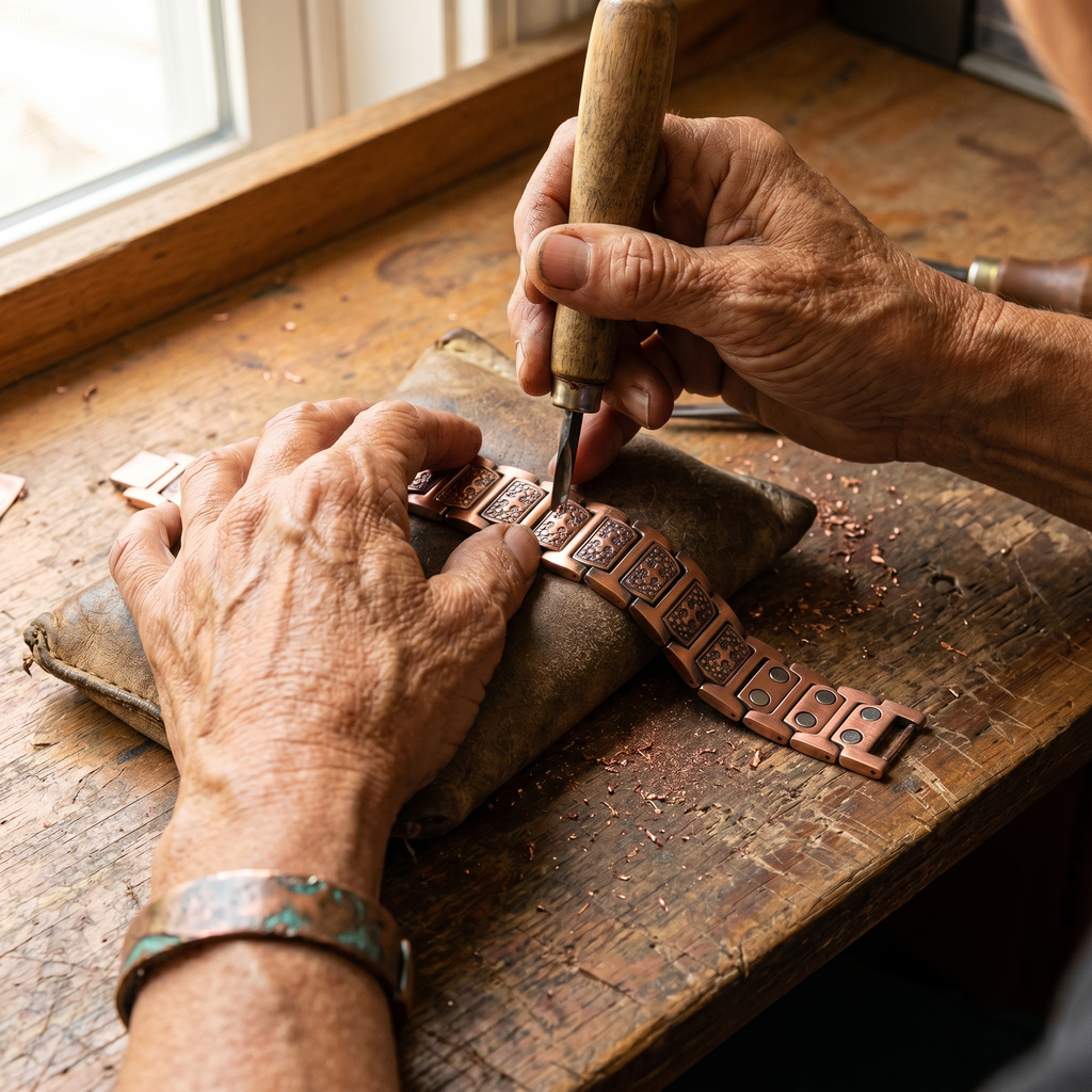 Bracciale in Rame per Uomo Gale di Elena