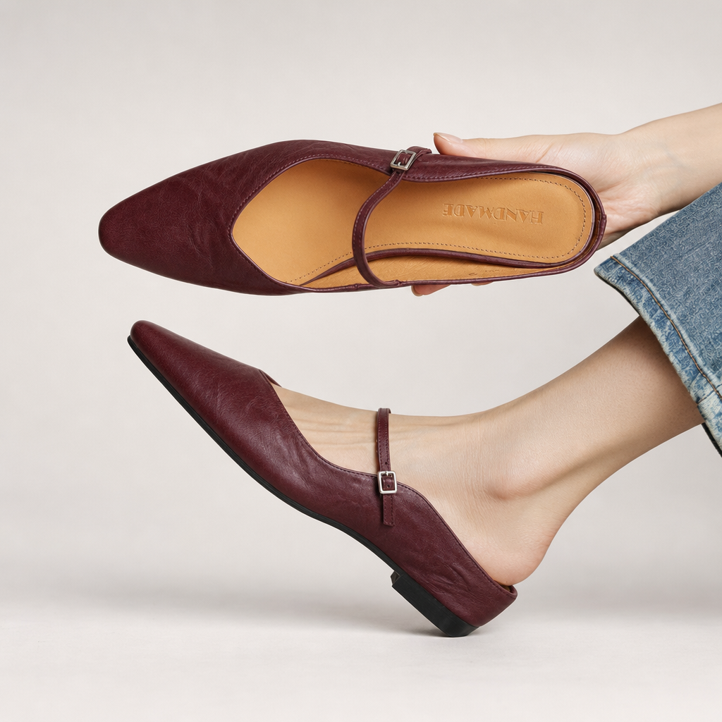Renata | Mule in Vera Pelle
