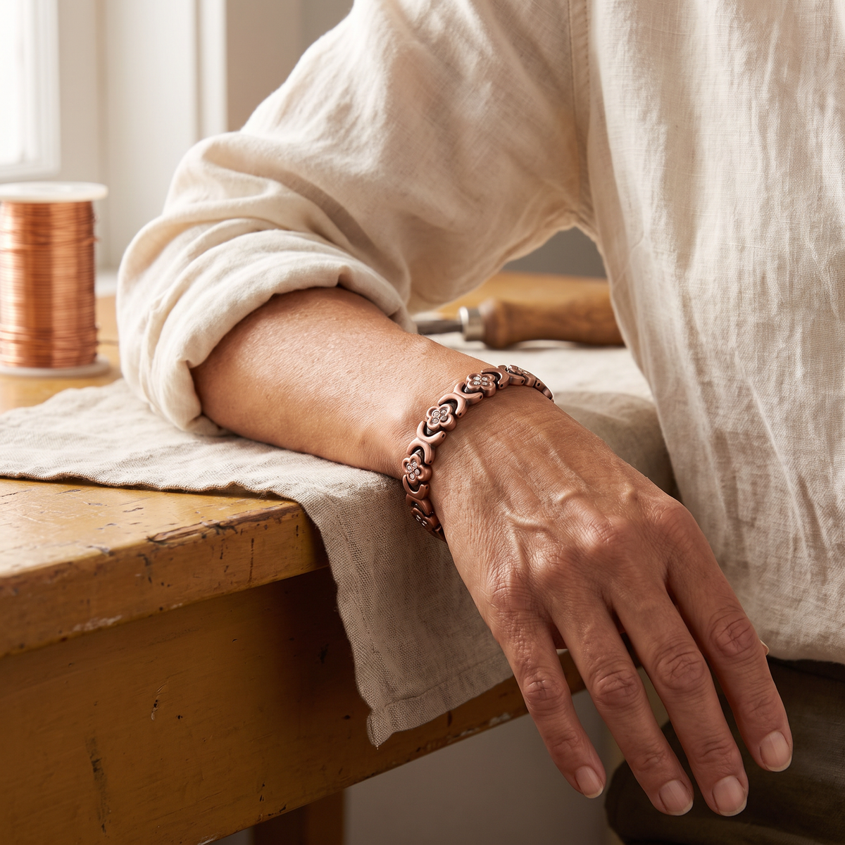Bracciale in Rame Keel di Elena