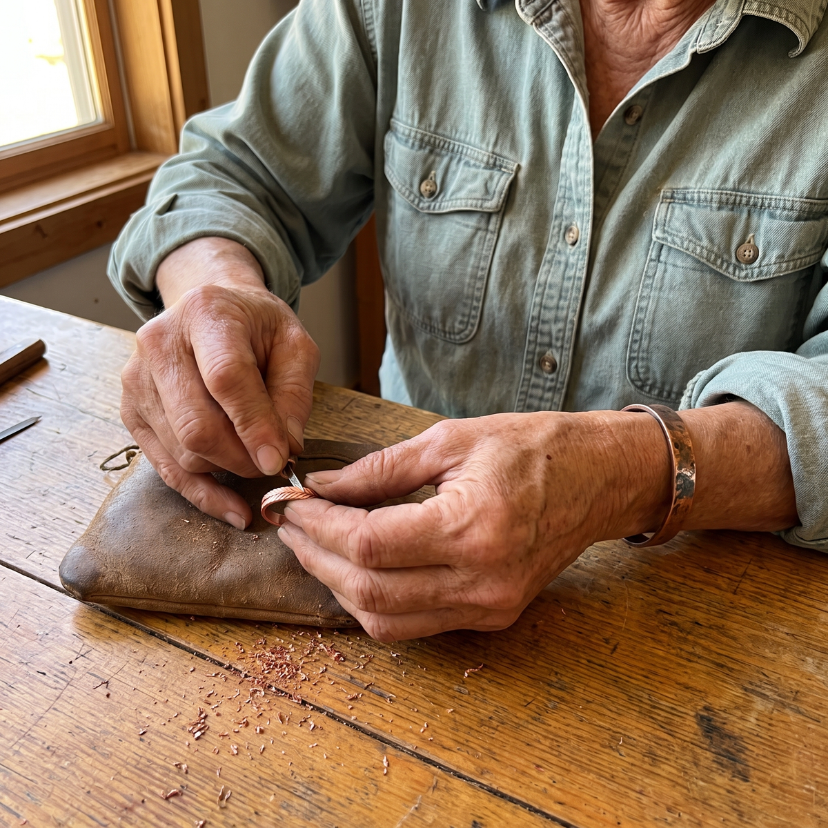 Anello in Rame Root di Elena