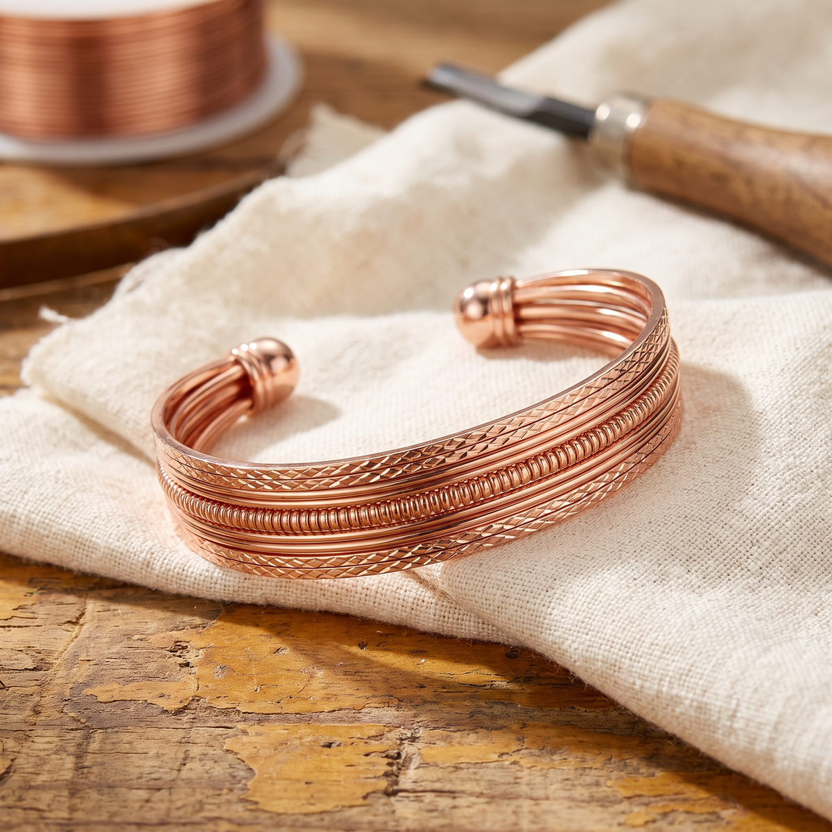 Bracciale in Rame Bracken di Elena
