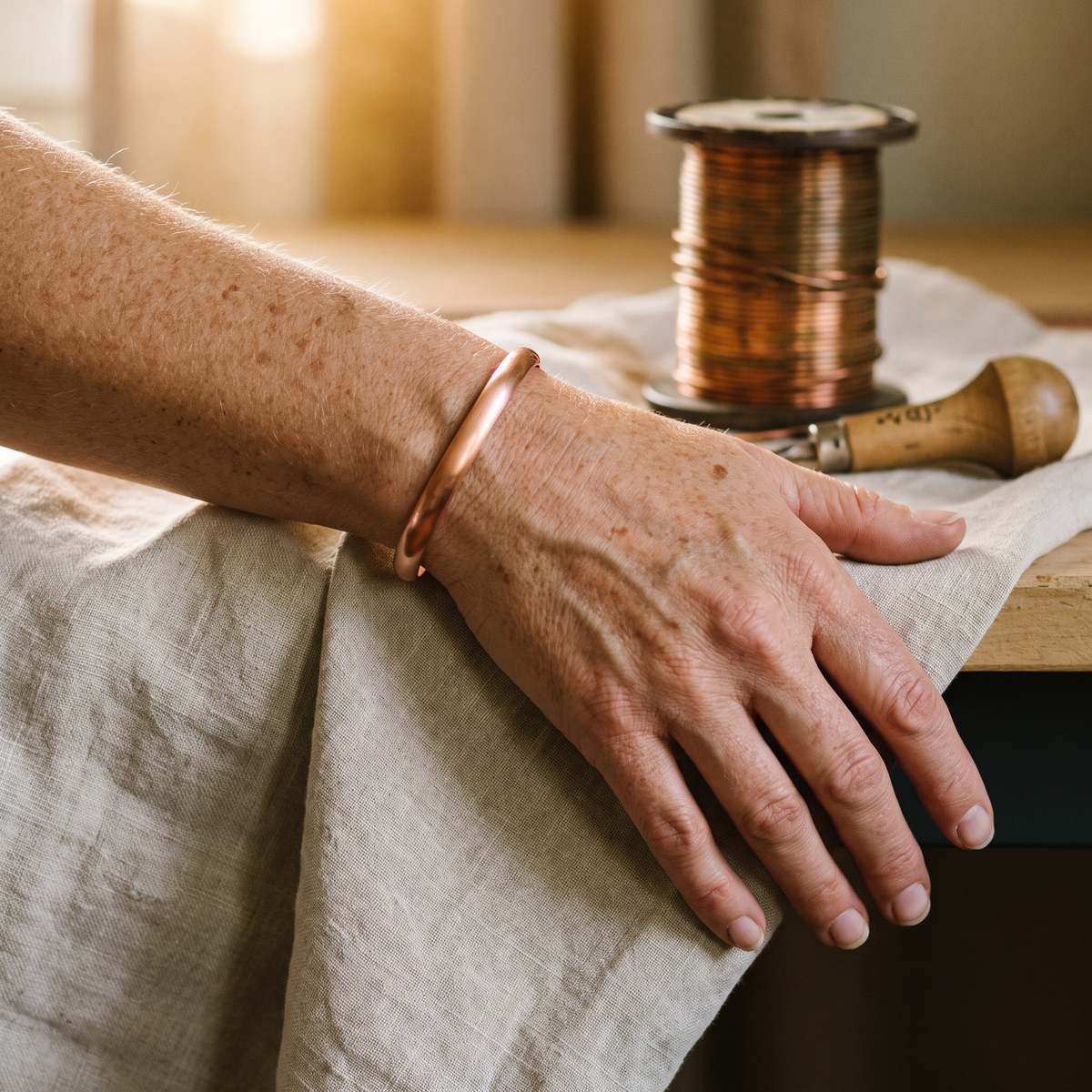Bracciale in Rame Flow di Elena