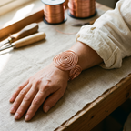 Bracciale in Rame a Spirale di Elena