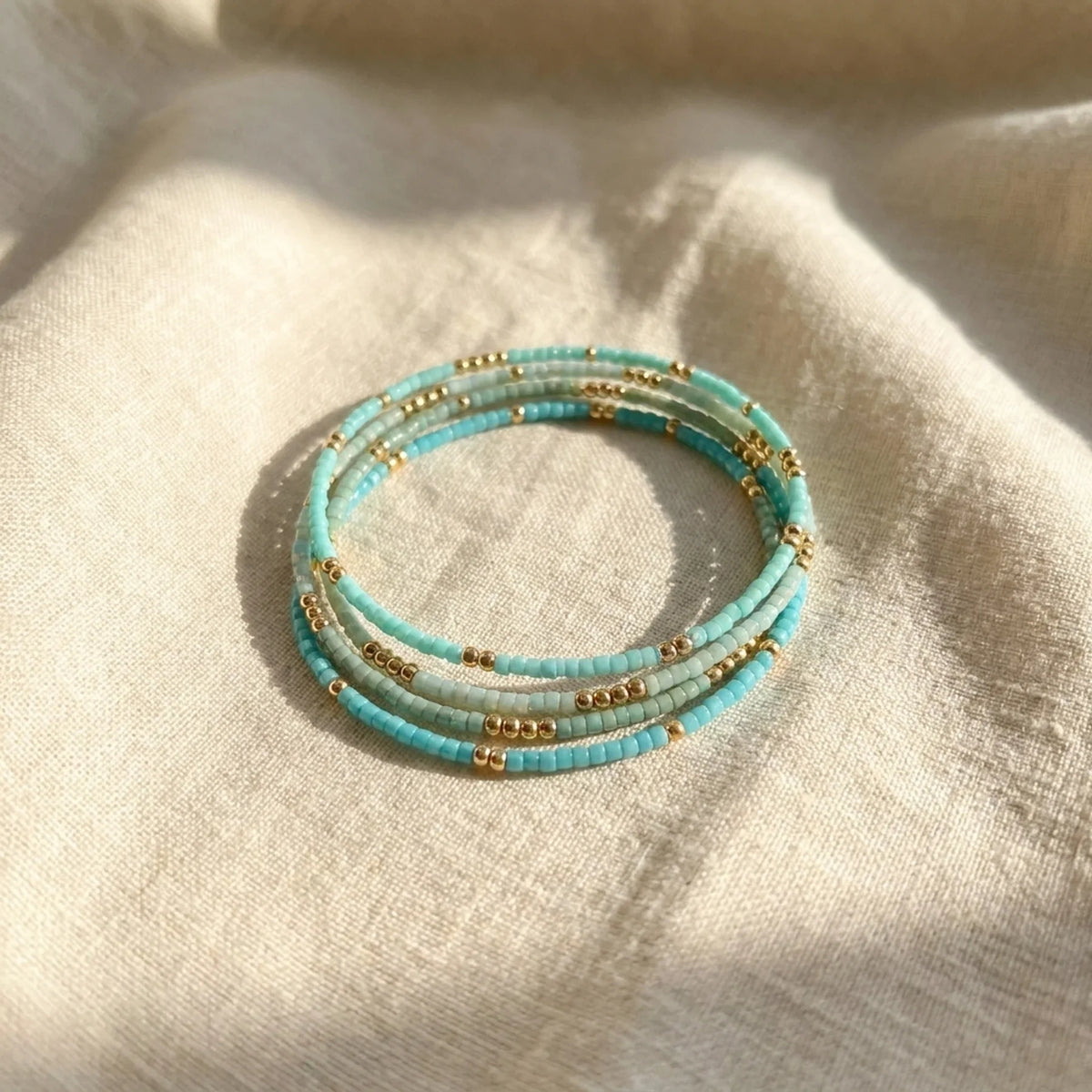 Set di Braccialetti Sottile Turchese