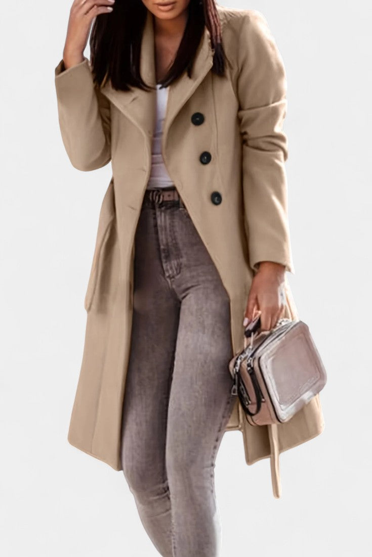 Odette | Cappotto lungo con cintura