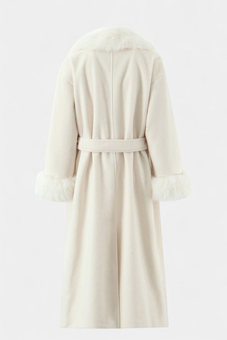 Genevieve | Cappotto lungo con cintura