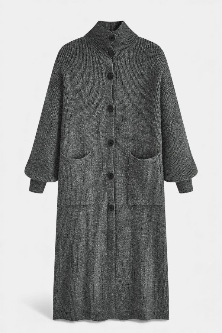 Amelie | Cappotto lungo con collo a rotondo