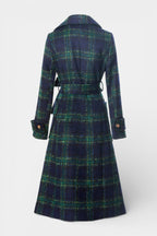 Sabella | Cappotto Longline a Quadri