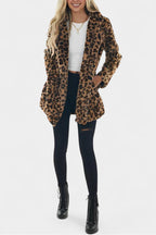 Nadine | Cappotto lungo con cappuccio in peluche
