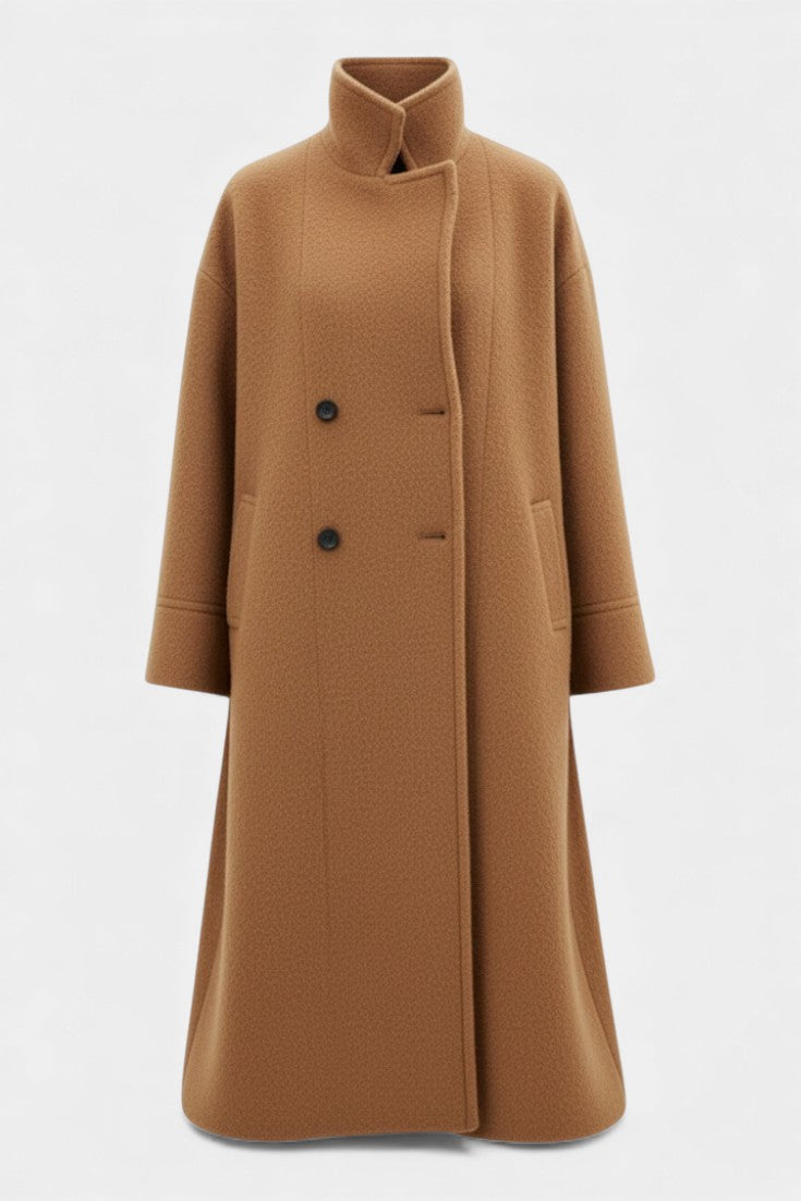 Cornelia | Cappotto lungo oversize doppiopetto