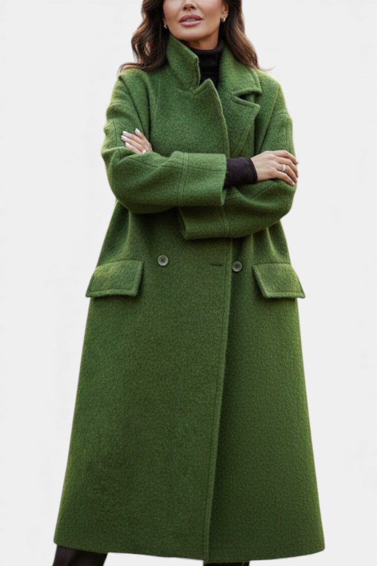Cornelia | Cappotto lungo oversize doppiopetto