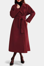 Lenora | Cappotto lungo avvolgente con cintura