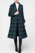 Sabella | Cappotto Longline a Quadri