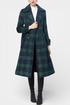 Sabella | Cappotto Longline a Quadri