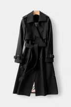 Guinevere | Cappotto Trench Doppiopetto con Cintura