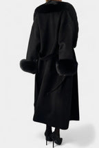 Genevieve | Cappotto lungo con cintura