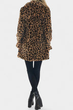 Nadine | Cappotto lungo con cappuccio in peluche
