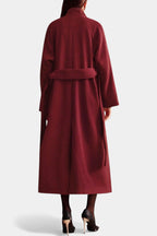 Lenora | Cappotto lungo avvolgente con cintura