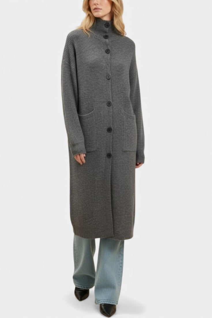 Amelie | Cappotto lungo con collo a rotondo