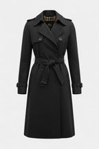 Guinevere | Cappotto Trench Doppiopetto con Cintura