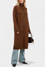 Amelie | Cappotto lungo con collo a rotondo