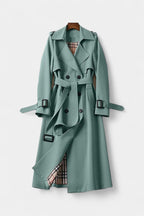 Guinevere | Cappotto Trench Doppiopetto con Cintura