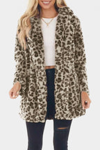 Nadine | Cappotto lungo con cappuccio in peluche