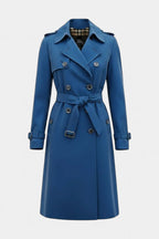 Guinevere | Cappotto Trench Doppiopetto con Cintura