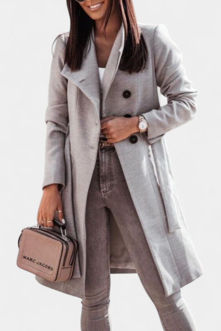 Odette | Cappotto lungo con cintura