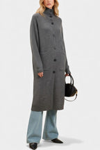 Amelie | Cappotto lungo con collo a rotondo