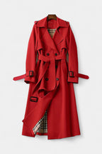 Guinevere | Cappotto Trench Doppiopetto con Cintura