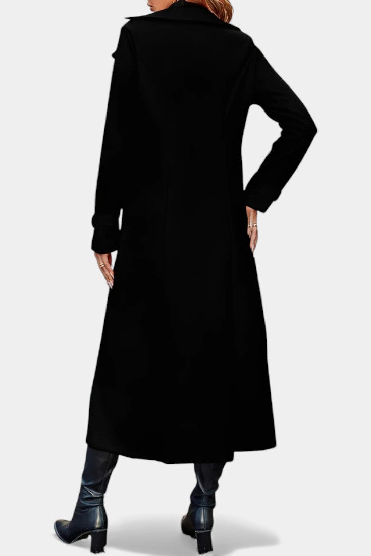 Philippa | Cappotto lungo doppiopetto su misura
