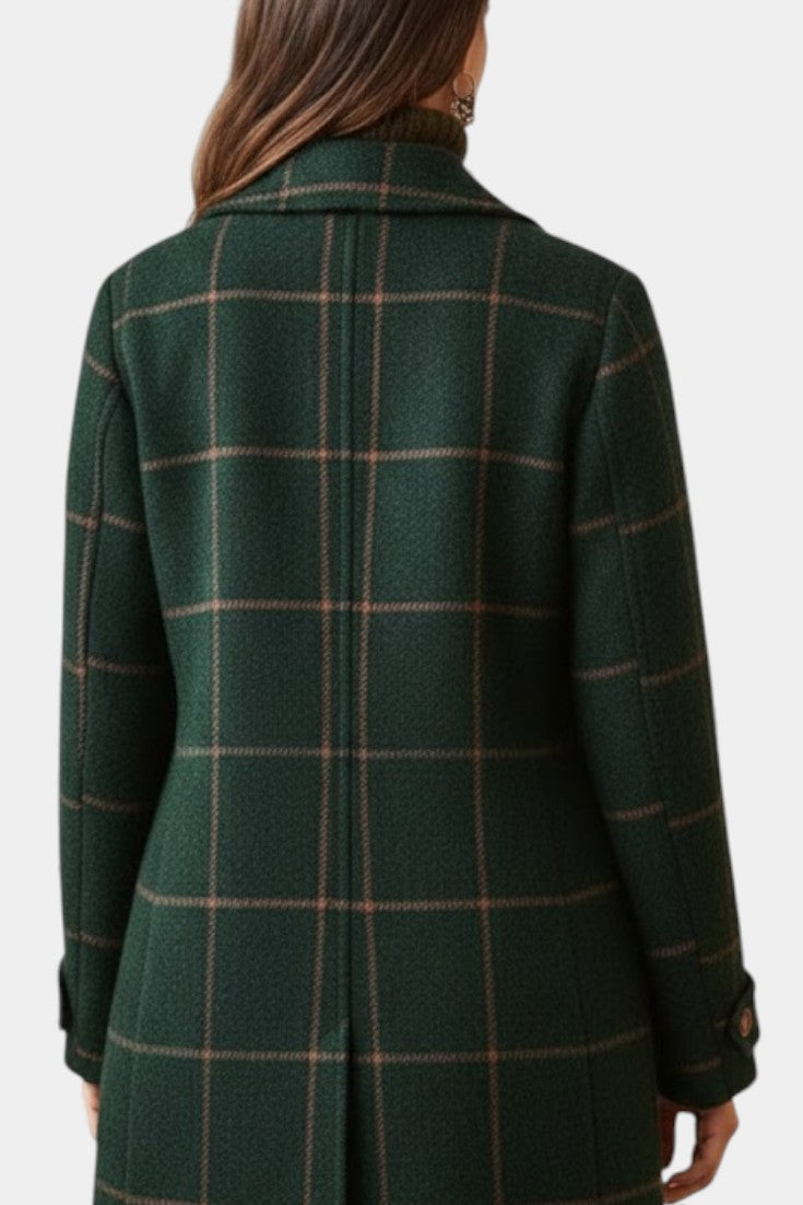 Octavia | Cappotto a Quadri Su Misura