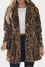 Nadine | Cappotto lungo con cappuccio in peluche