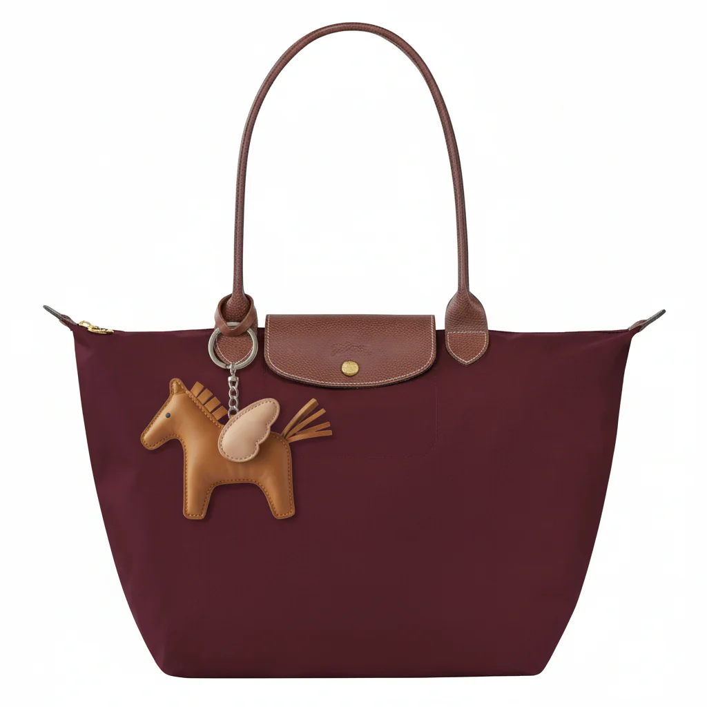 CHARME DI CAVALLO ALATO IN PELLE