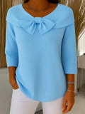 Tivella™ | Maglione con fiocco e collo rotondo