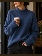 Juniper - Maglione oversize da donna a collo alto