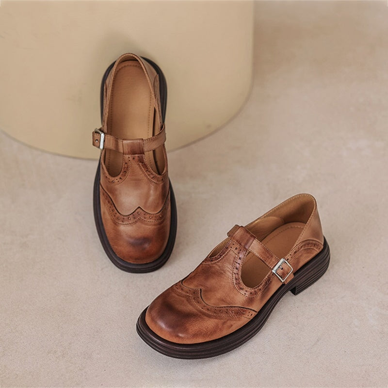 Verda | Ballerine Mary Jane in Pelle Vegan