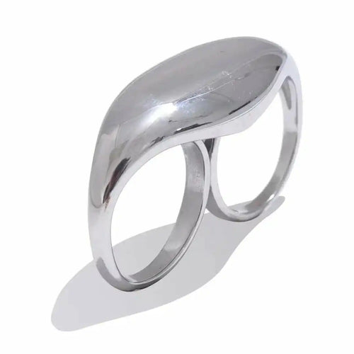 Anello Doppio in Oro Senza Tempo